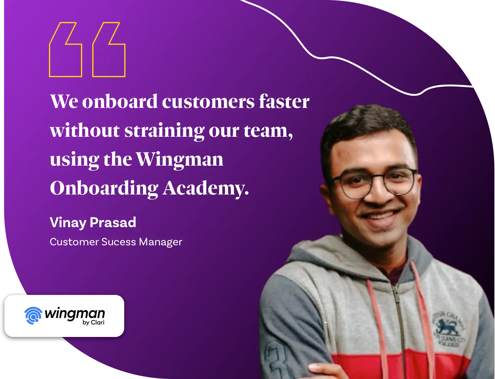 Customer Onboarding built on Trainn | Wingman