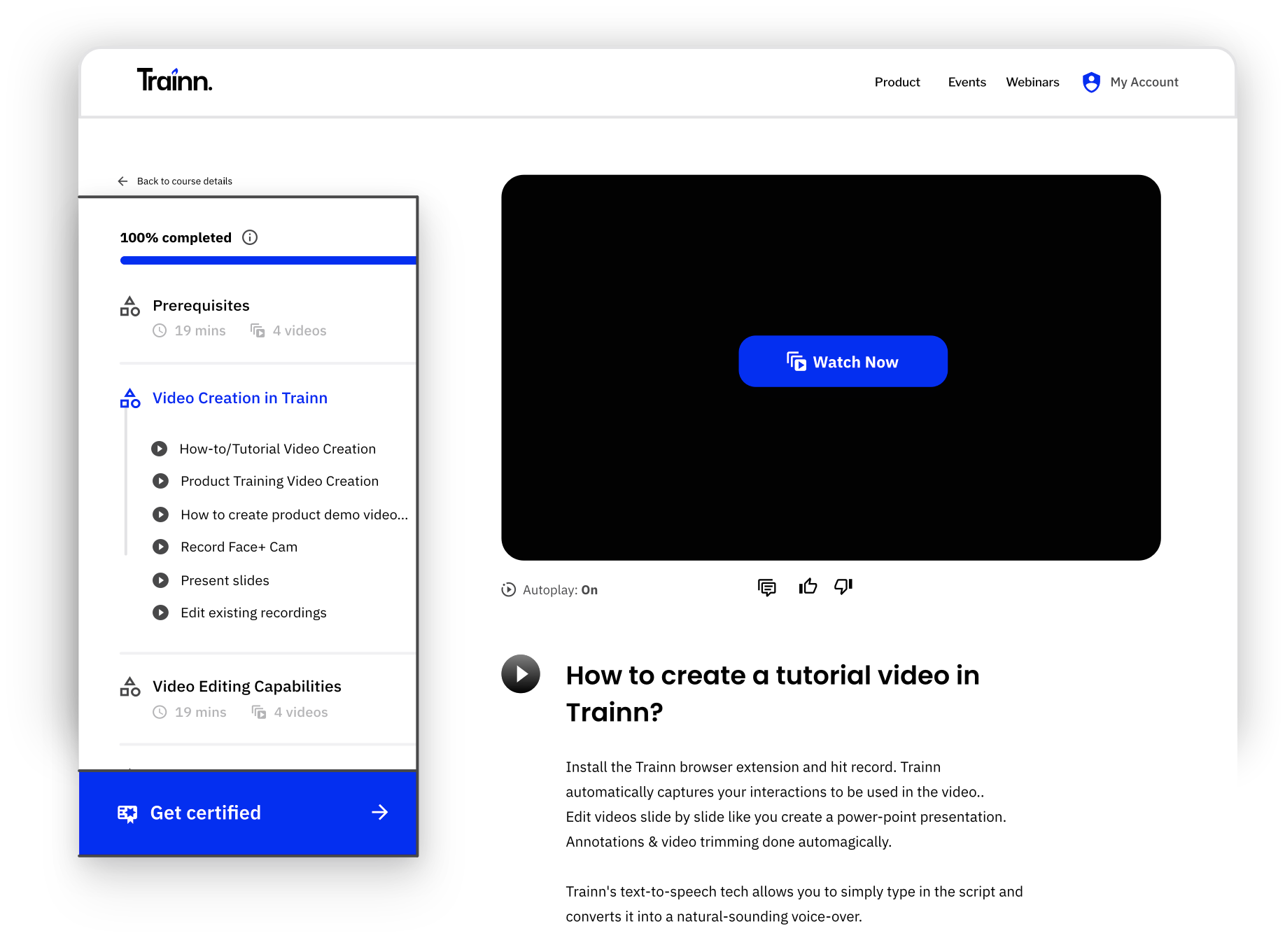 video creation | saas learning management system
